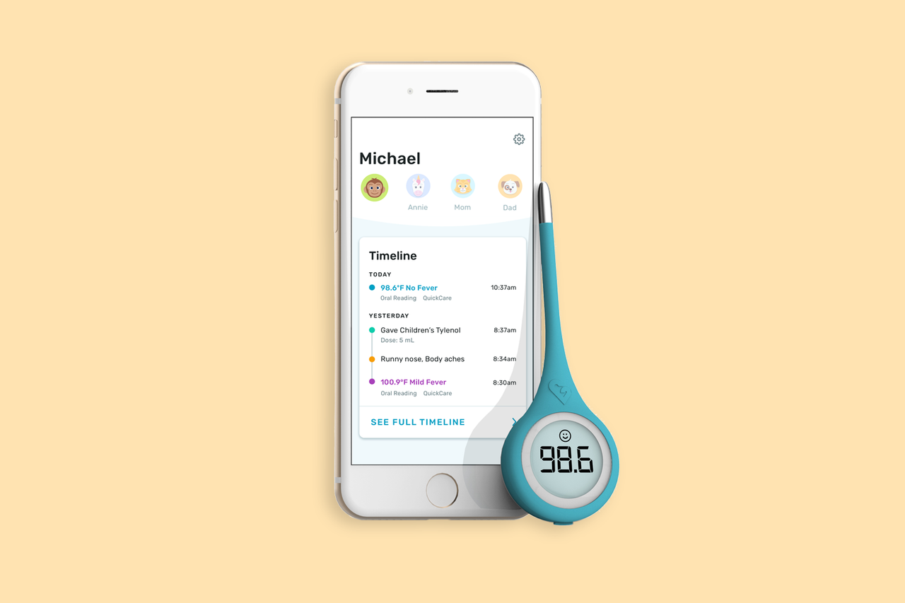 The smart thermometer company Kinsa says its data could help track