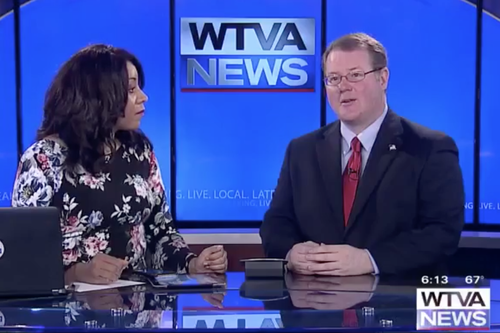 Tupelo Mayor Jason Shelton announced his U.S. Senate candidacy on WTVA on Tuesday, April 3, 2018.