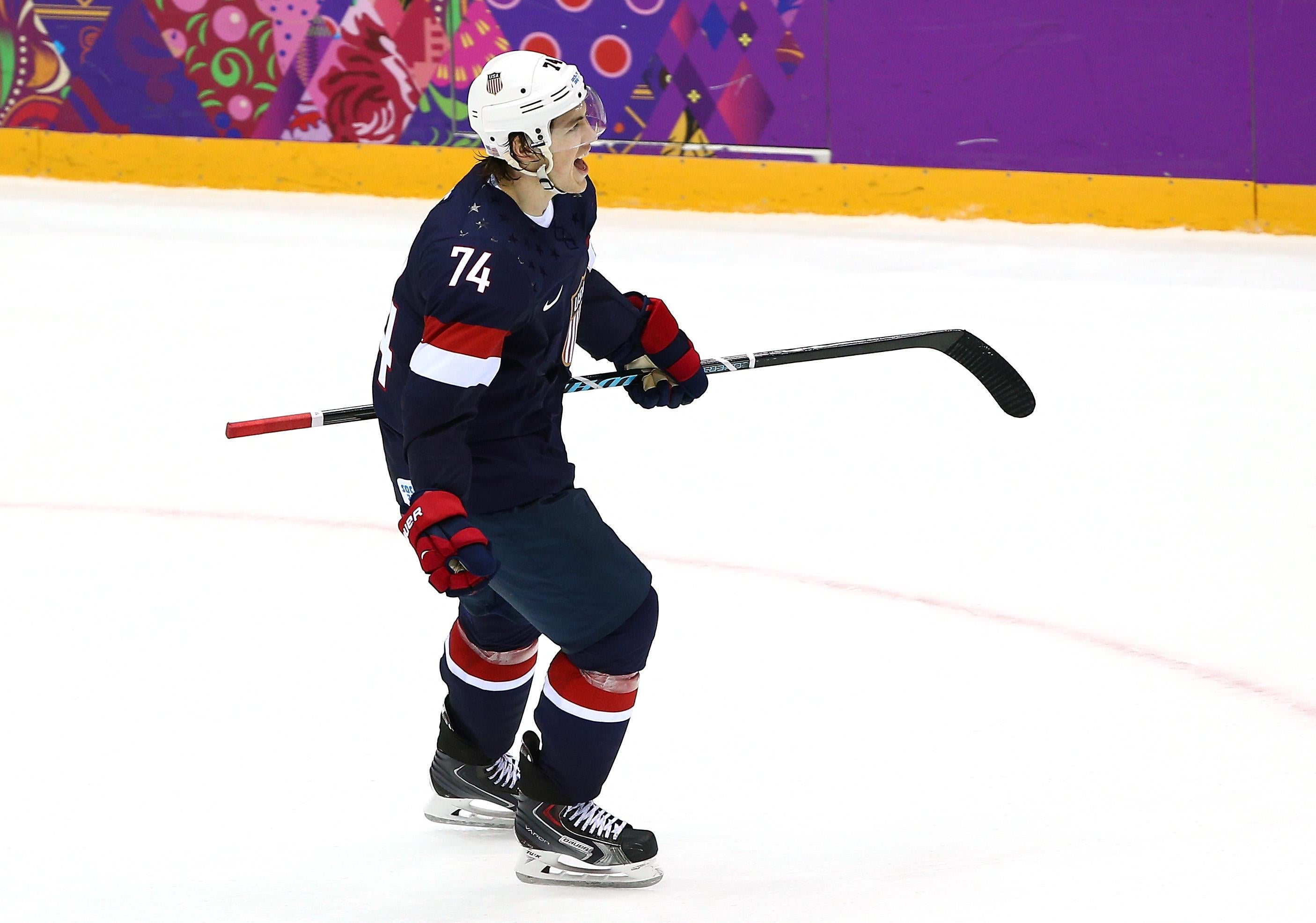 T.J. Oshie leads Team USA to dramatic shootout win over Russia