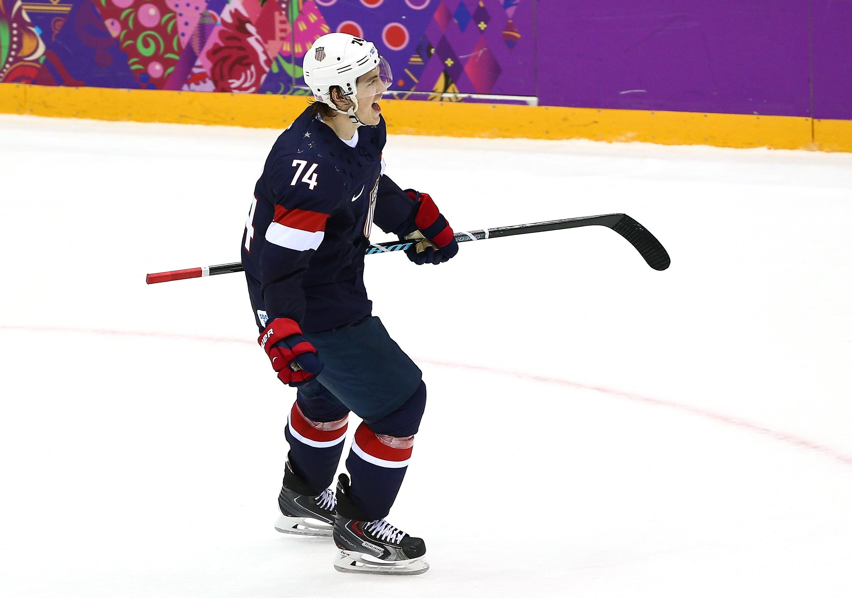 Gigi Marvin, T.J. Oshie went to same high school