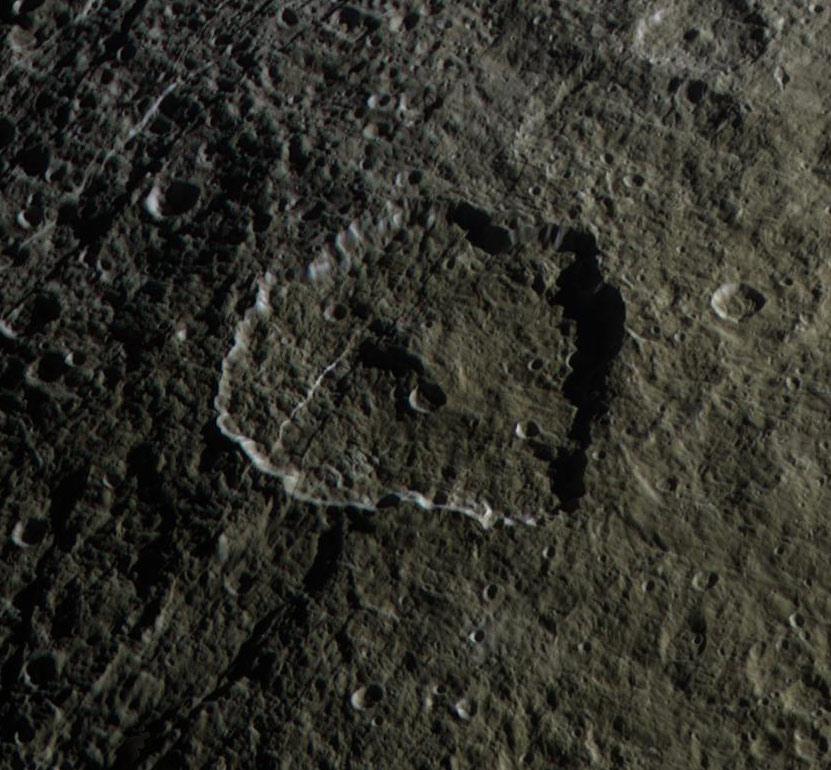 Rhea crater