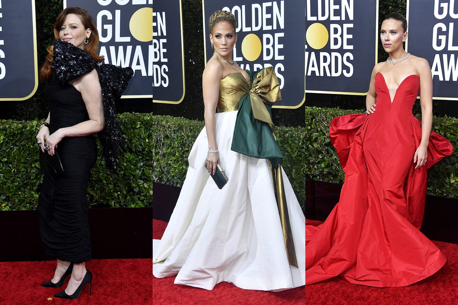 Golden globes fashion red 2024 carpet