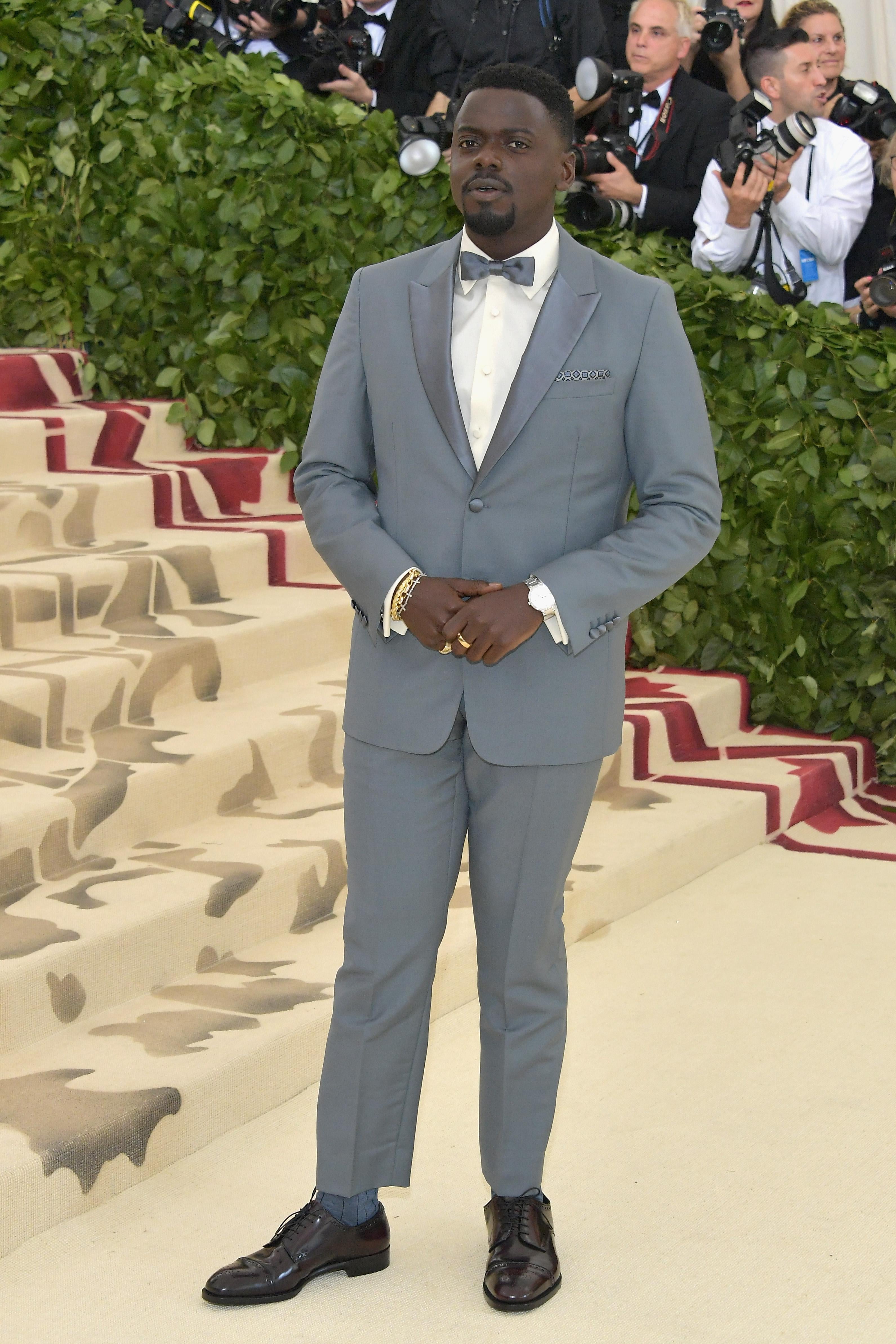 NEW YORK, NY - MAY 07: Daniel Kaluuya attends the Heavenly Bodies: Fashion & The Catholic Imagination Costume Institute Gala at The Metropolitan Museum of Art on May 7, 2018 in New York City. (Photo by Neilson Barnard/Getty Images)