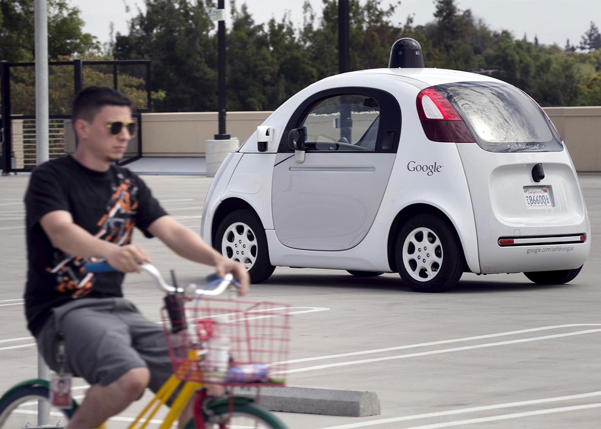 Google self-driving car.