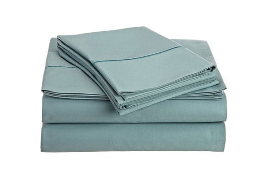 Blue Chateau Home Collection Egyptian cotton sheet set.