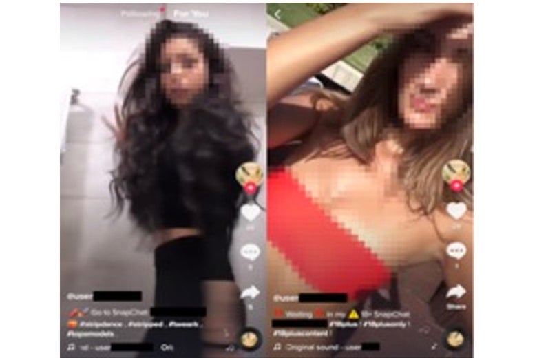 Tiktok nudes famous Leaked TikTok