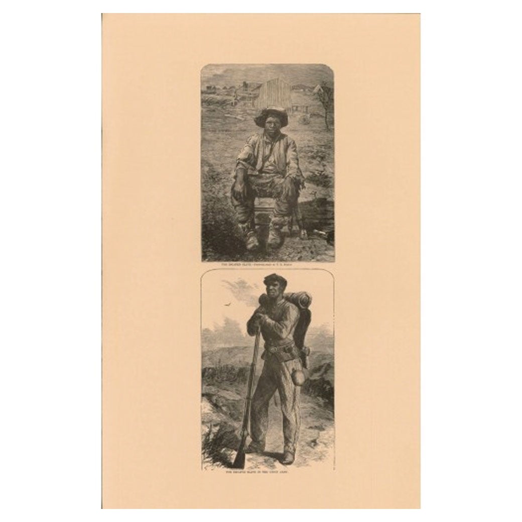 Civil War prints of black Union soldiers