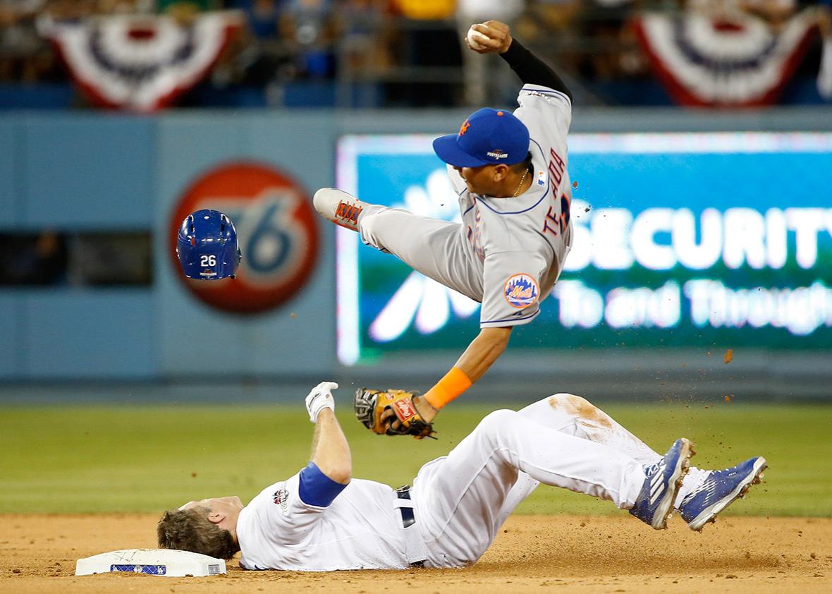 Chase Utley's slide was dirty. Here's the video proof.