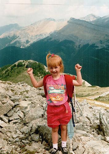 The author in Alberta's Jasper National Park in 1990.