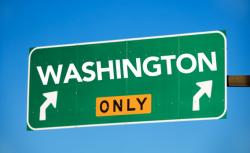 Washington sign.