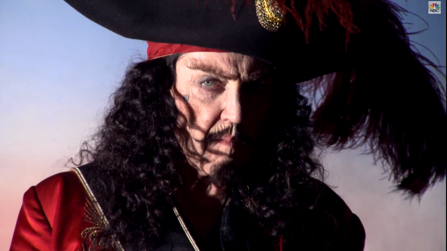 Christopher Walken's Captain Hook costume and more from Peter Pan