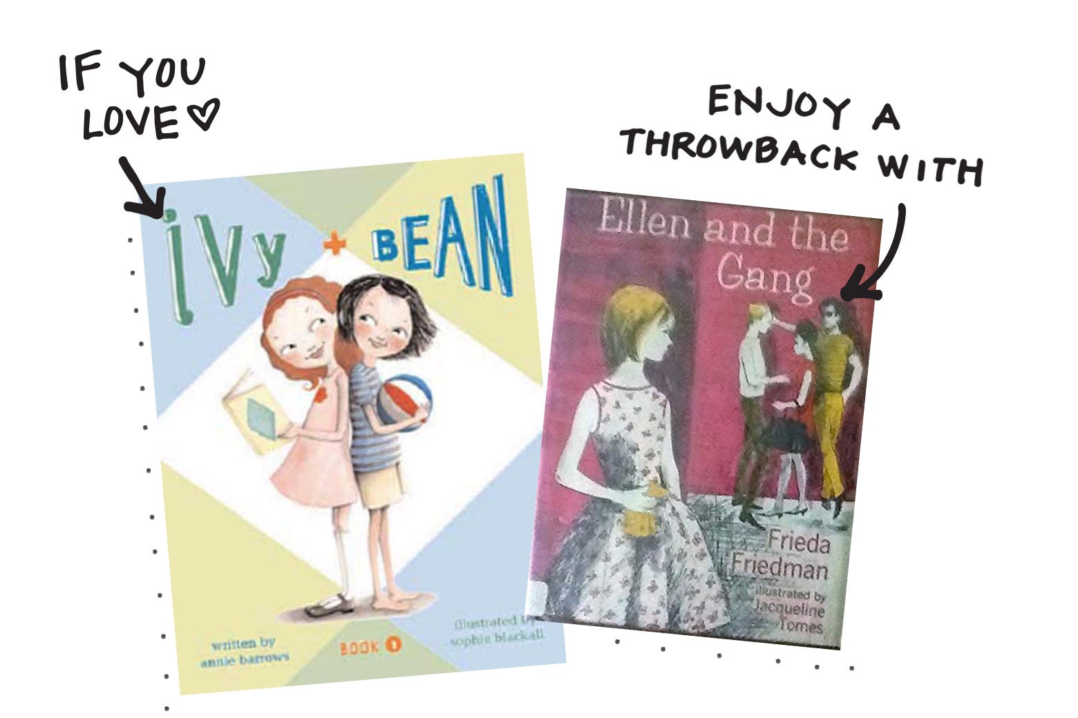 If you love Ivy + Bean, enjoy a throwback with Ellen and the Gang.