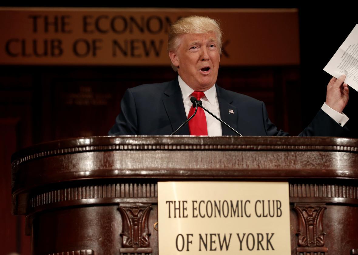 Donald Trump Explains His Economic Plan 