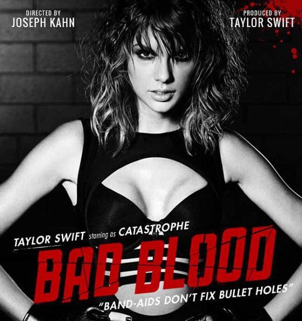 Taylor Swifts Bad Blood Featuring Kendrick Lamar Is No 1