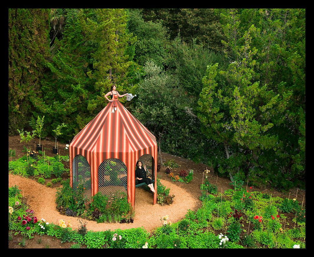 Robin Lasser and Adrienne Pao photograph amazing dresses in their series, “Dress Tents.” Robin Lasser and Adrienne Pao photograph amazing dresses in their series, “Dress Tents.”