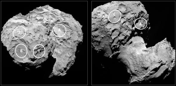 Rosetta comet