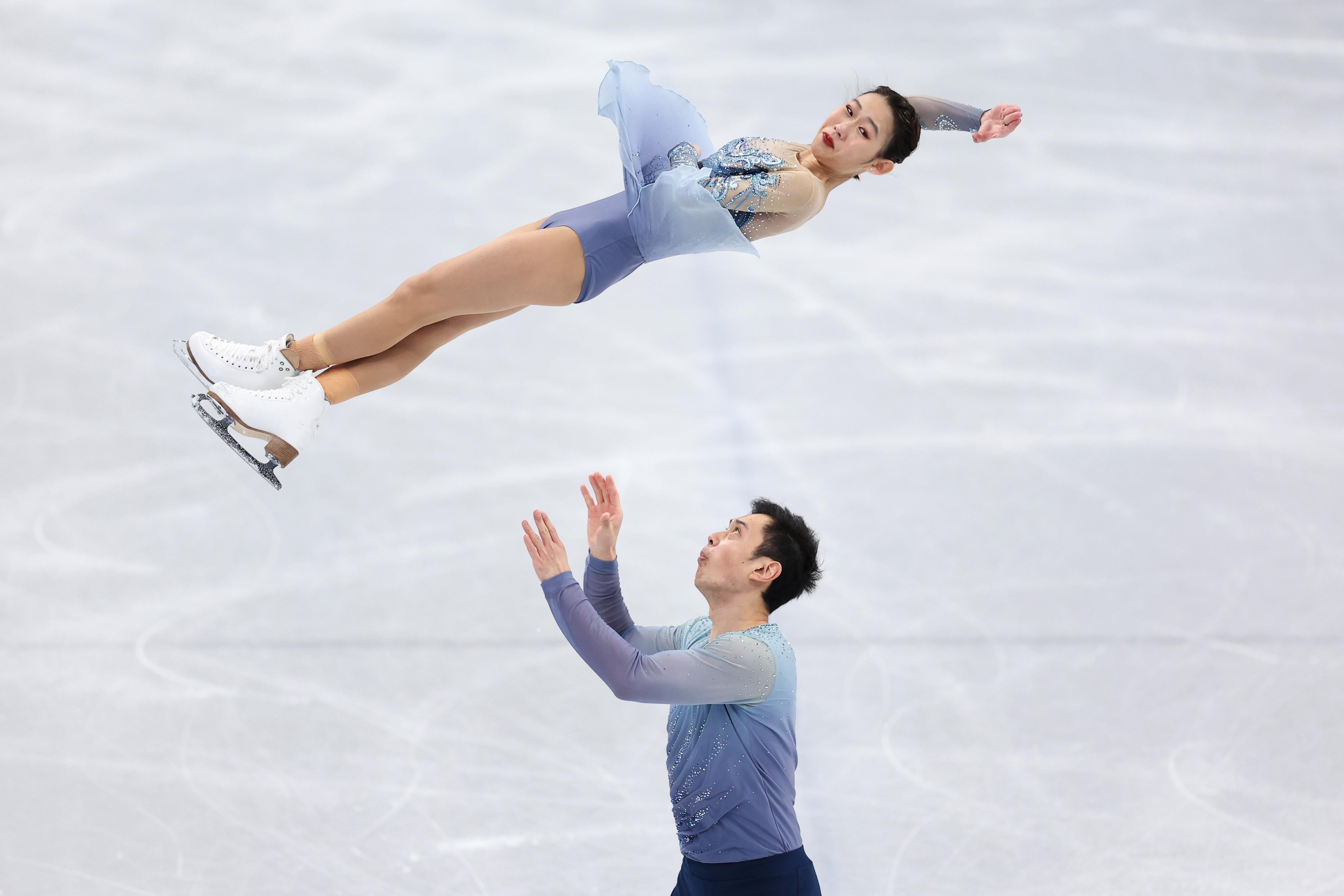 Winter Olympics pairs figure skating short program recap China, Russia