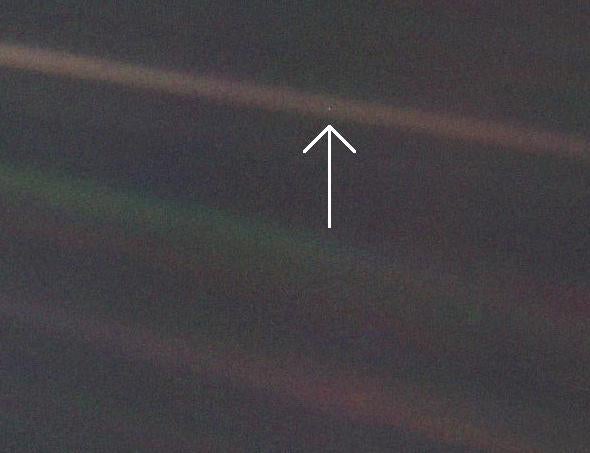 saturn pale blue dot nasa