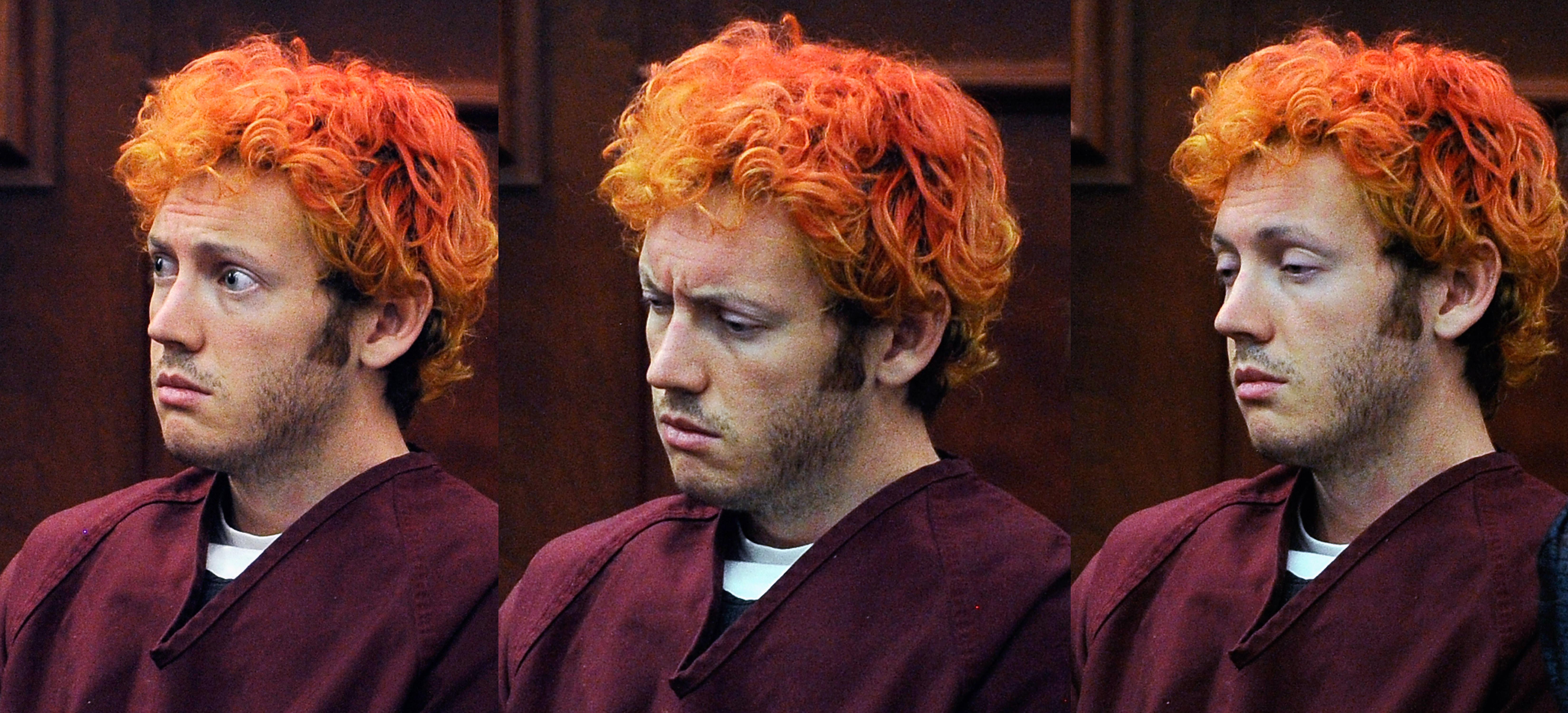 James Holmes makes his first court appearance at the Arapahoe County.