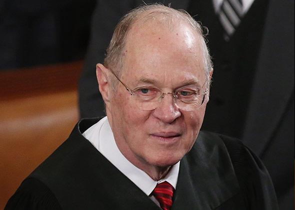 Supreme Court Justice Anthony Kennedy attends President Barack Obama's State of the Union speech at the U.S. Capitol on Feb. 12, 2013.
