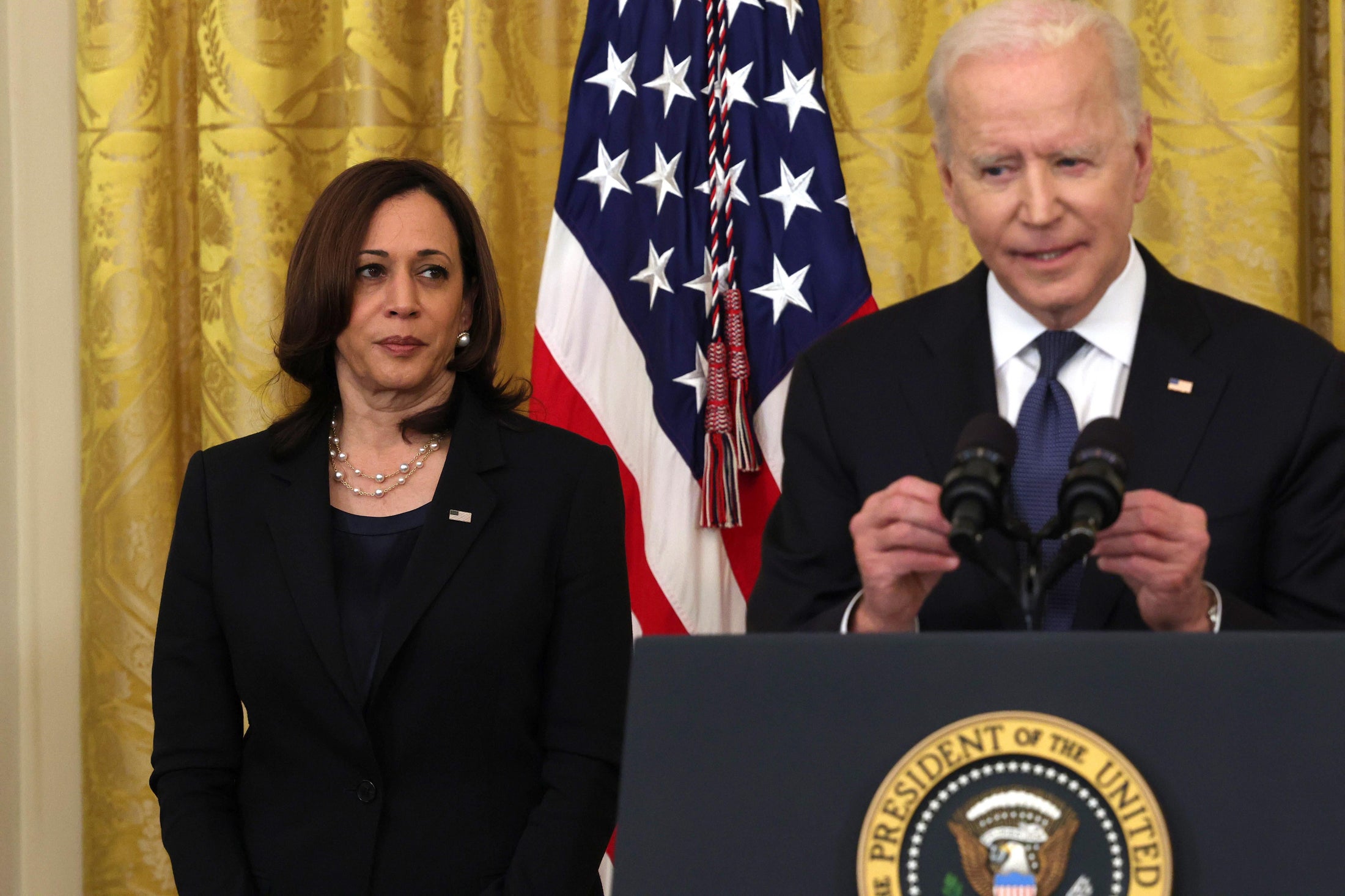 Is Biden setting Harris up to fail?