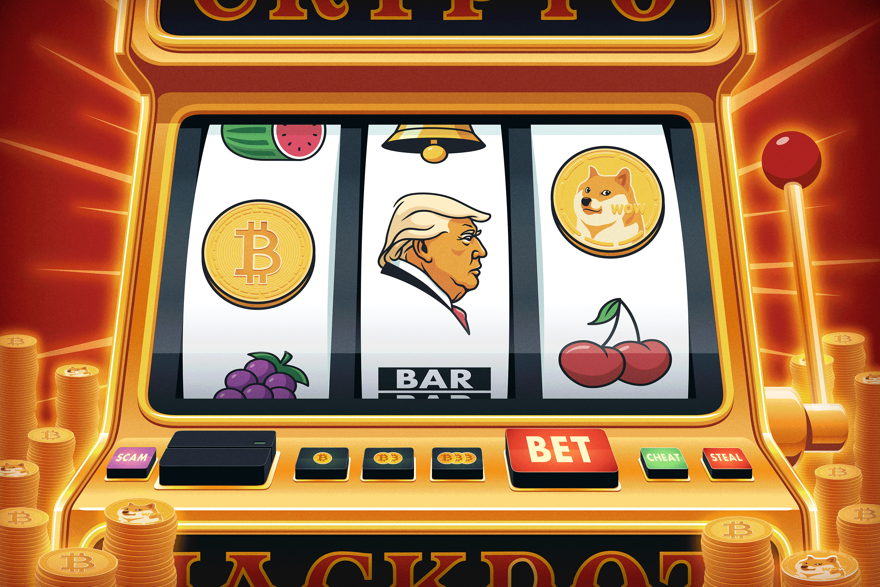  "Trump's Great American Crypto Scam."