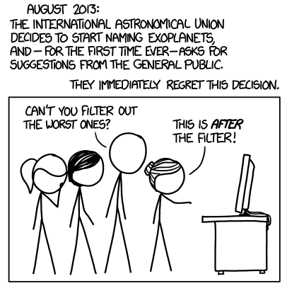 xkcd and planet names