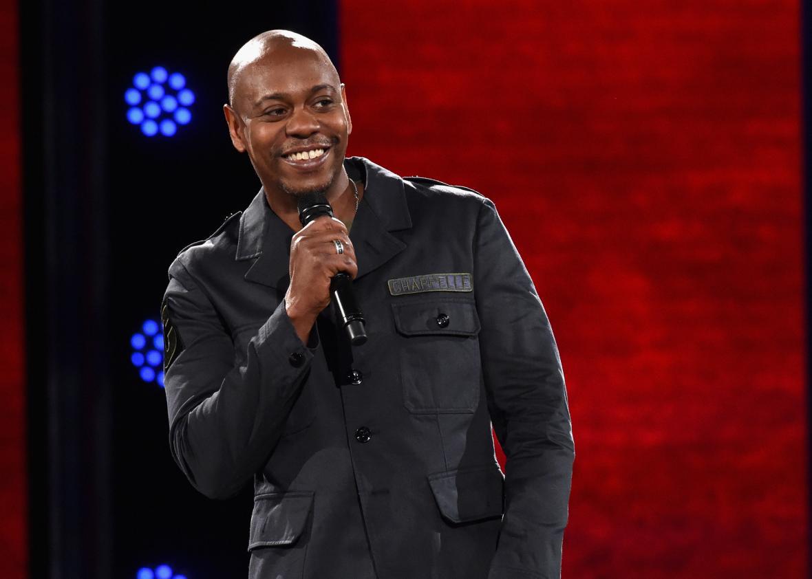 Dave Chappelle in one of his new Netflix stand-up specials
