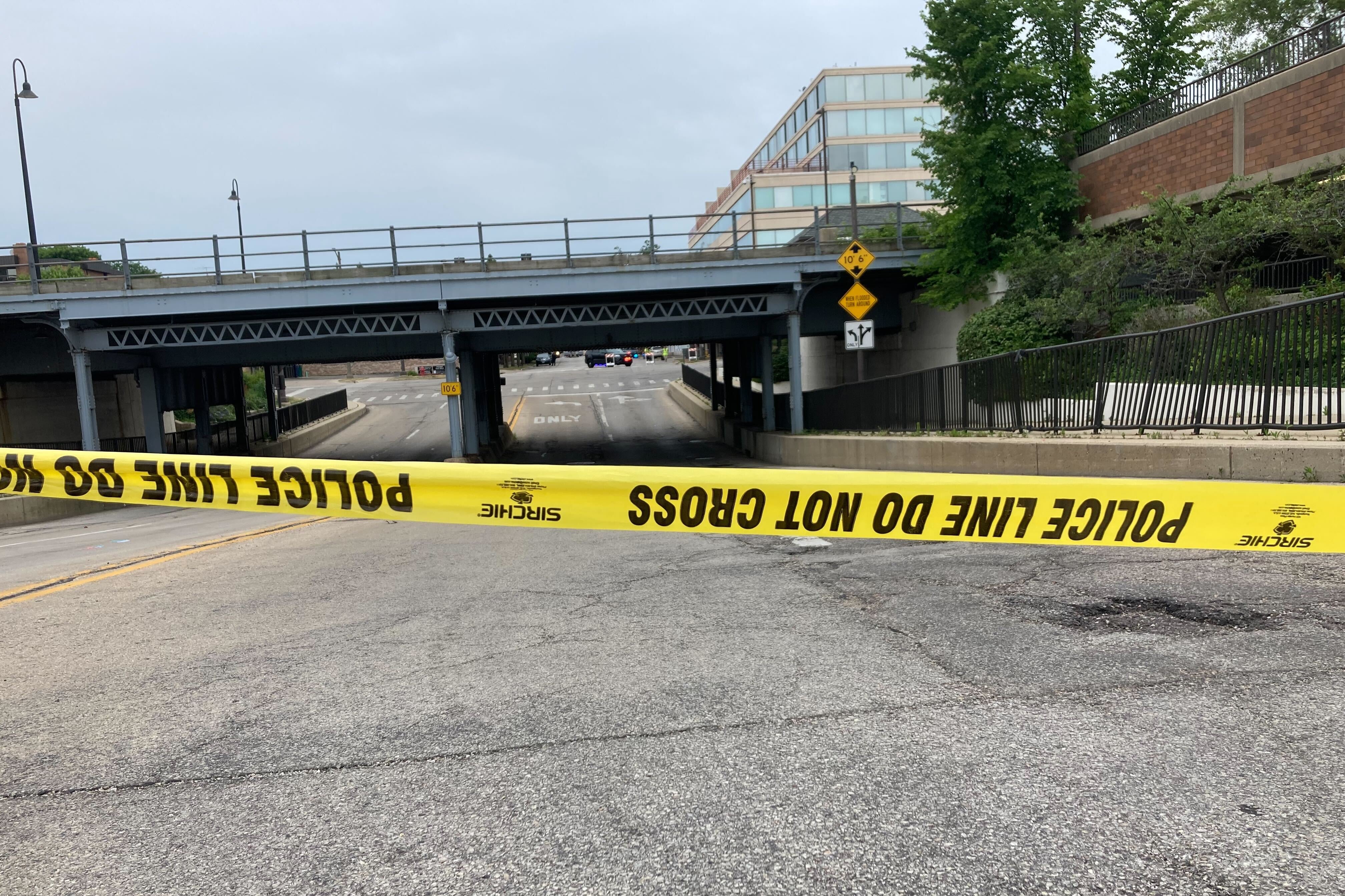 More CAUTION tape.