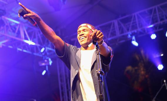 Singer Frank Ocean performs onstage at the 2012 Coachella Valley Music & Arts Festival held at The Empire Polo Field on April 13, 2012 in Indio, California. 