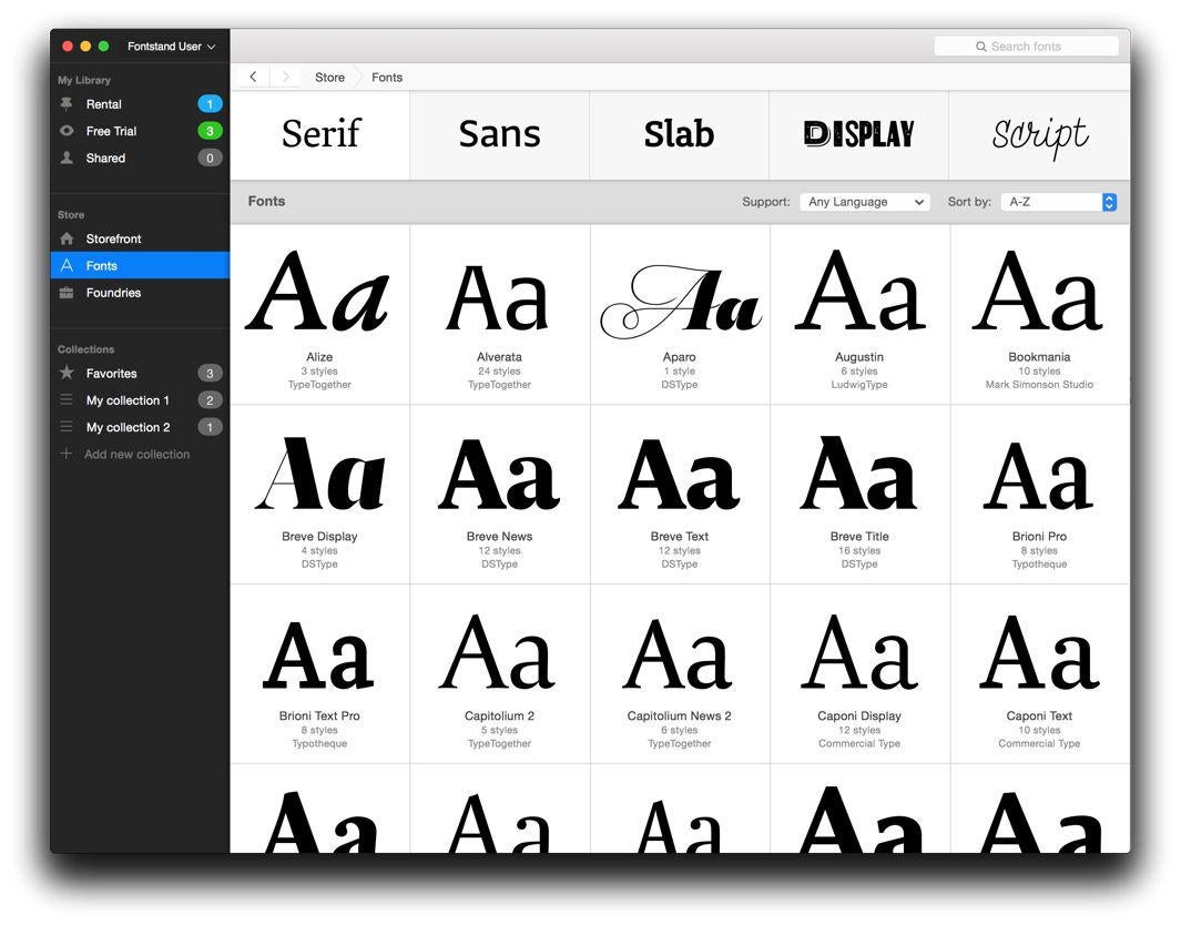 Fontstand_Fonts