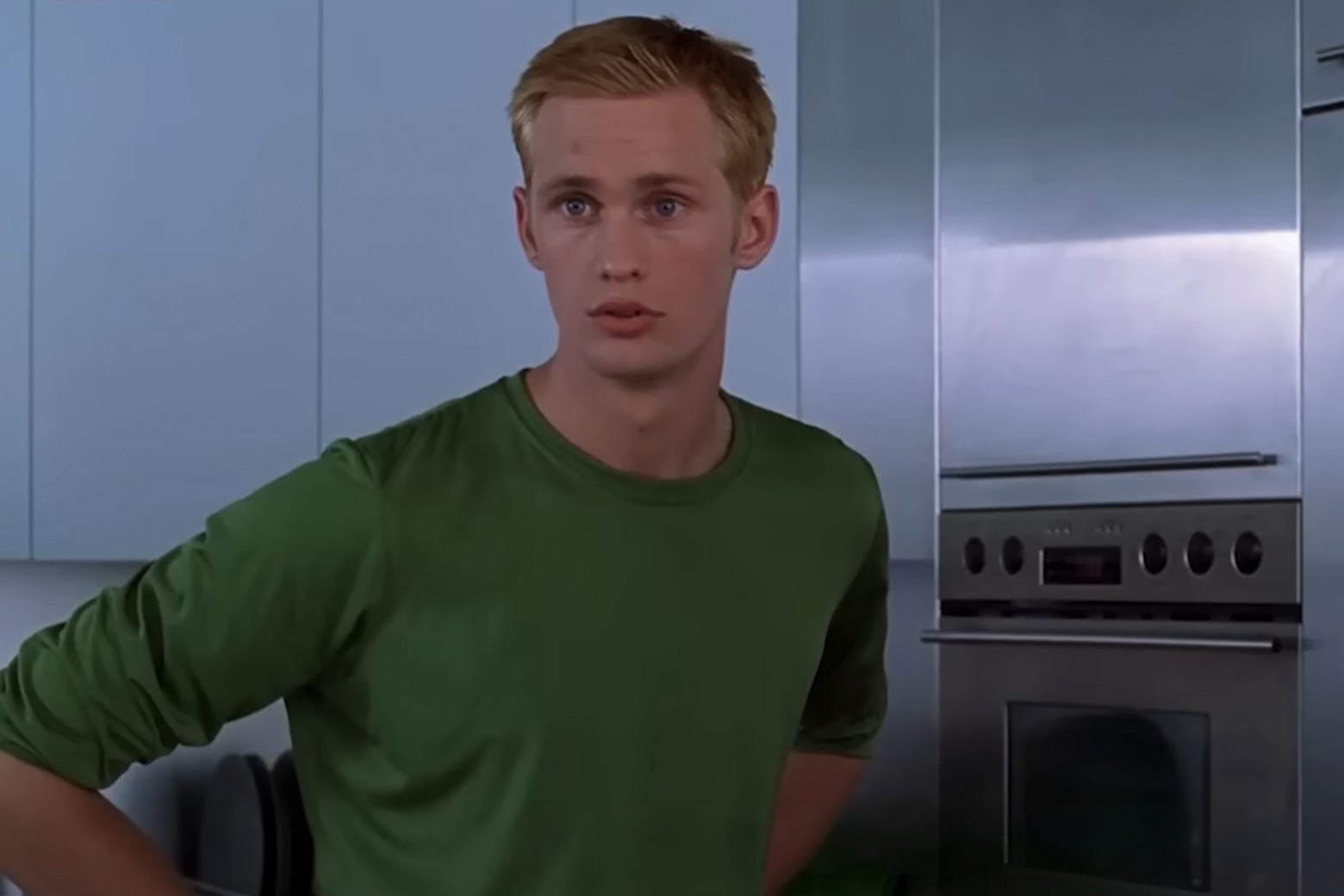 Skarsgard in Zoolander, and he looks very young. 