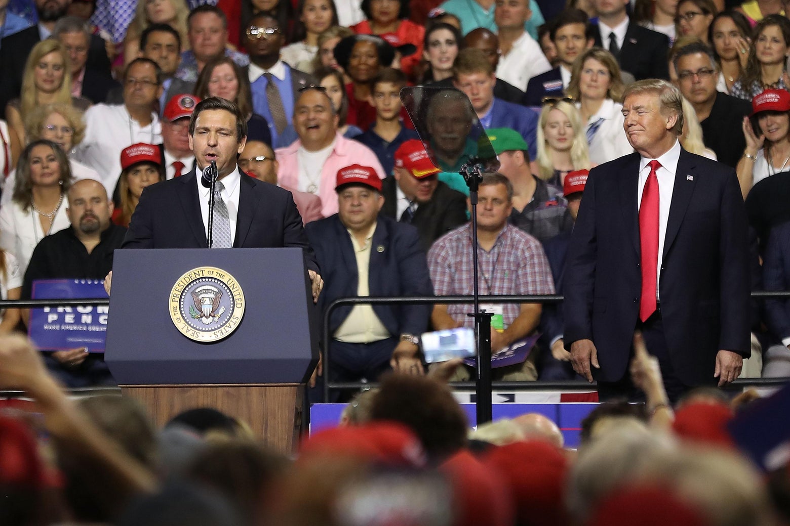 Trump-backed Ron DeSantis wins big in Florida GOP governor's race.