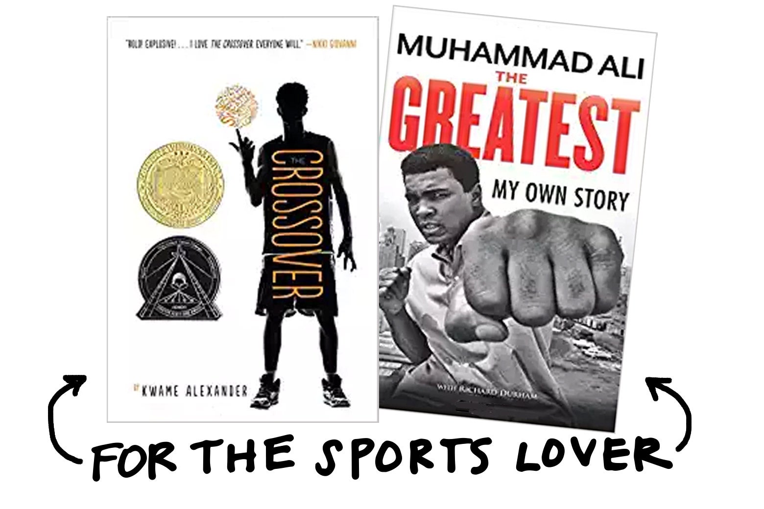 For the sports lover, try The Greatest: My Own Story by Muhammad Ali.
