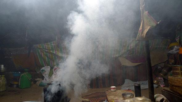 Yak dung pollution in Tibet