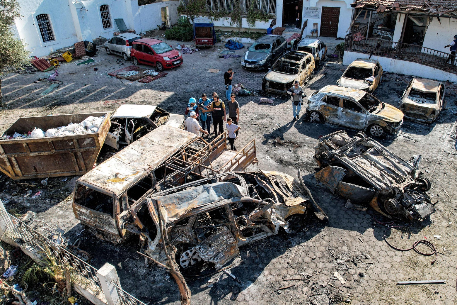 The Gaza hospital explosion complicates Biden's diplomacy efforts. - Vimarsana News