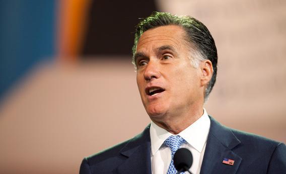 Mitt Romney addresses the NAACP National Convention July 11, 2012 in Houston, Texas.