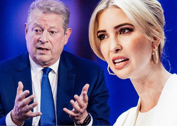 Al Gore, Ivanka Trump.