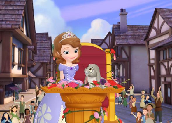 Sofia the First, guest starring the voice of Wayne Brady as Clover the Bunny.