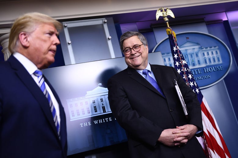 William Barr takes a wrecking ball to the DOJ, former officials write stern letters.