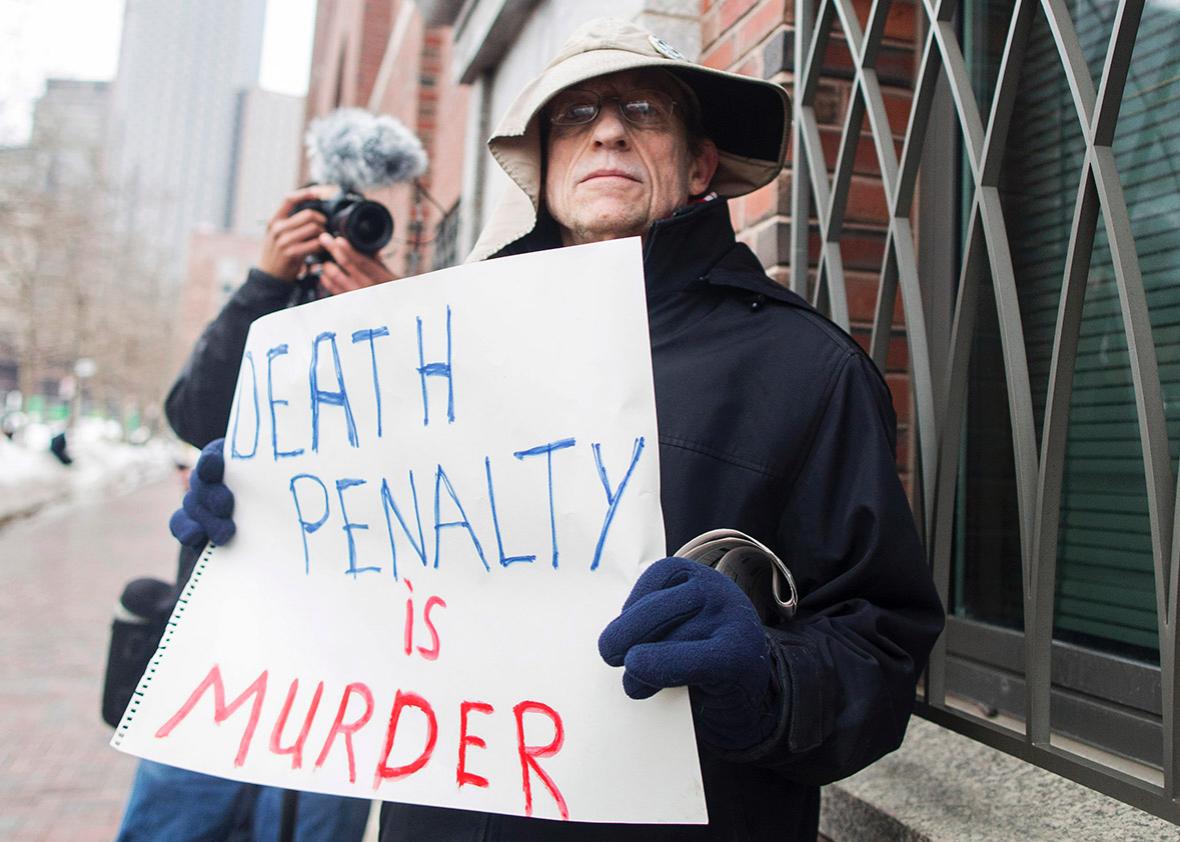 death penalty protest. 