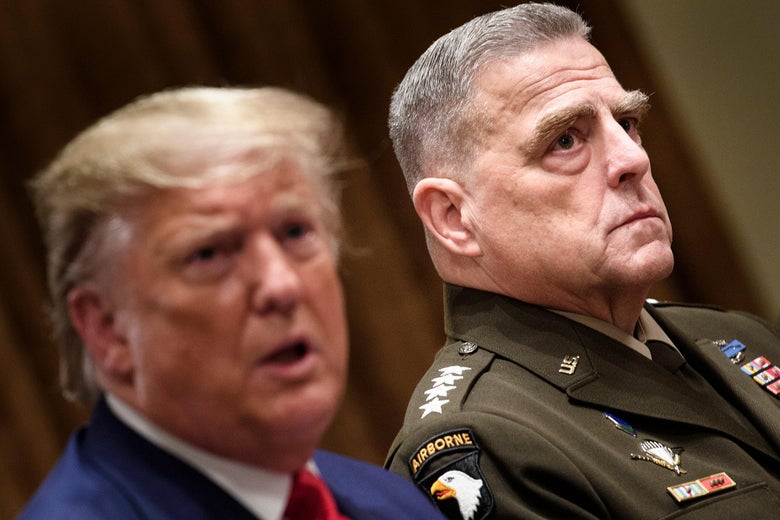 It's not the chairman of the Joint Chiefs' job to remove Trump from office if he won't leave.