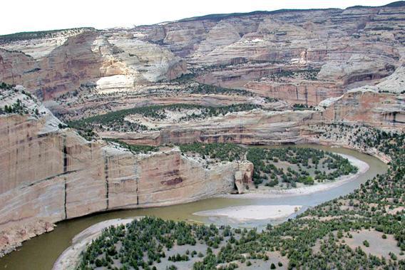 The Yampas River flows through Dinosaur National Park in New Mexico.