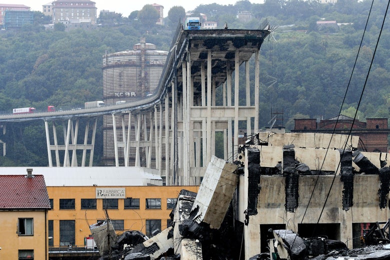 Genoa bridge collapse kills several in Italy.