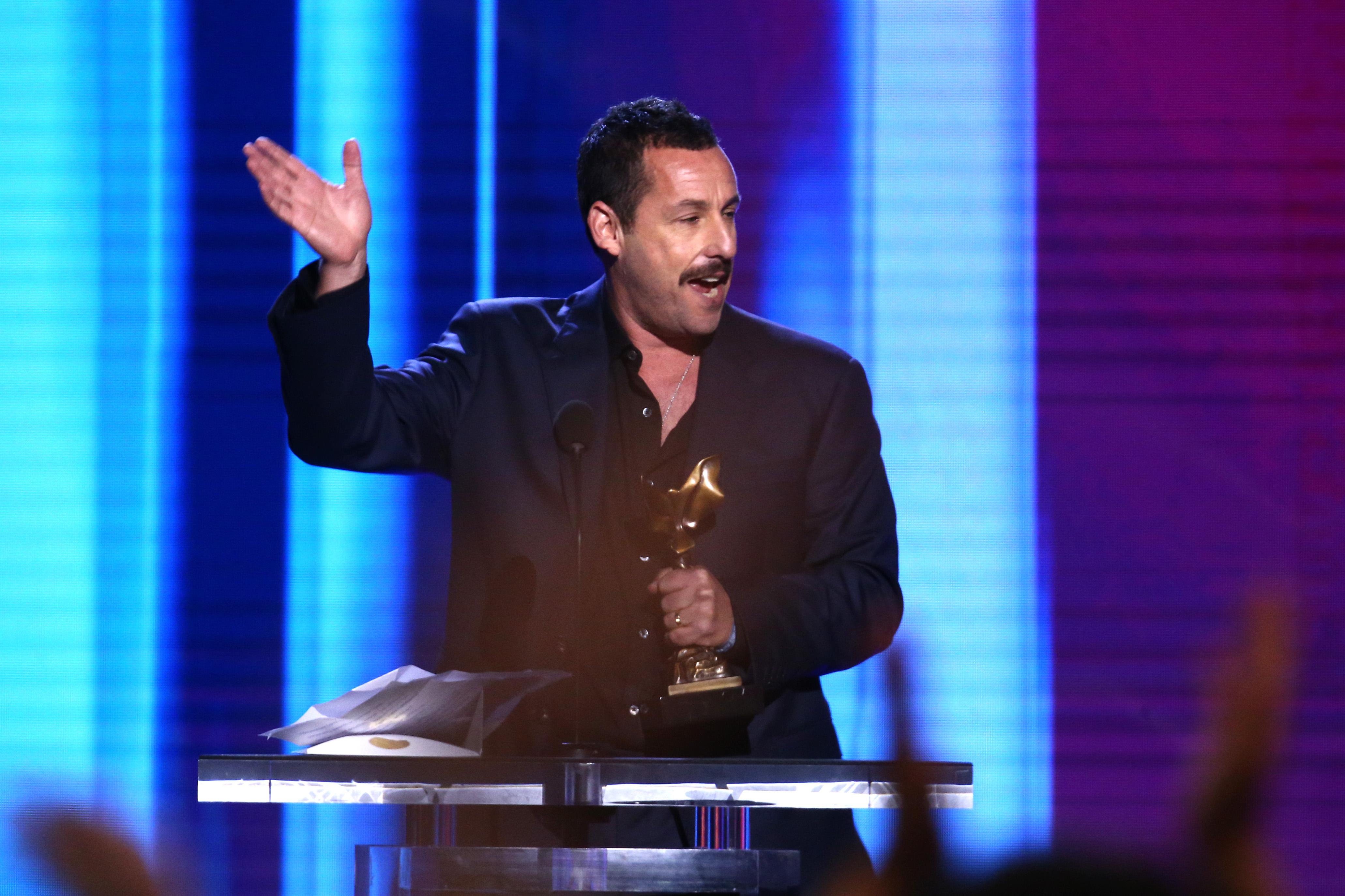 Adam Sandler's Acceptance Speech For The Film Independent Spirit Award ...