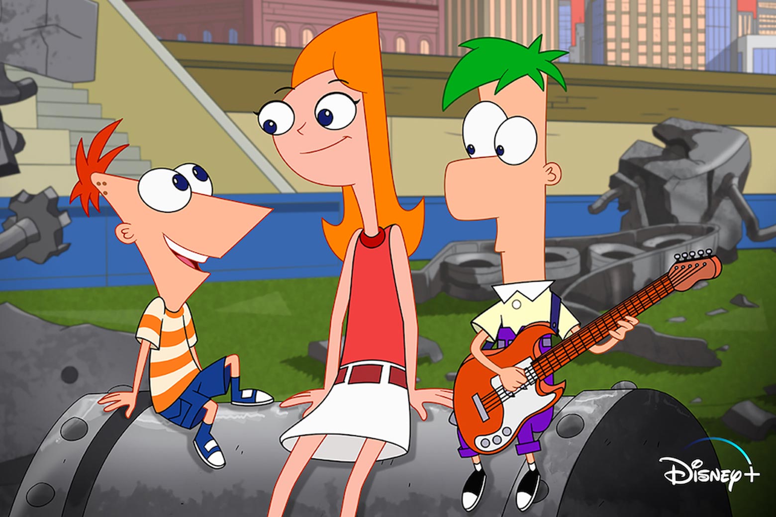 Phineas and Ferb and Candace.