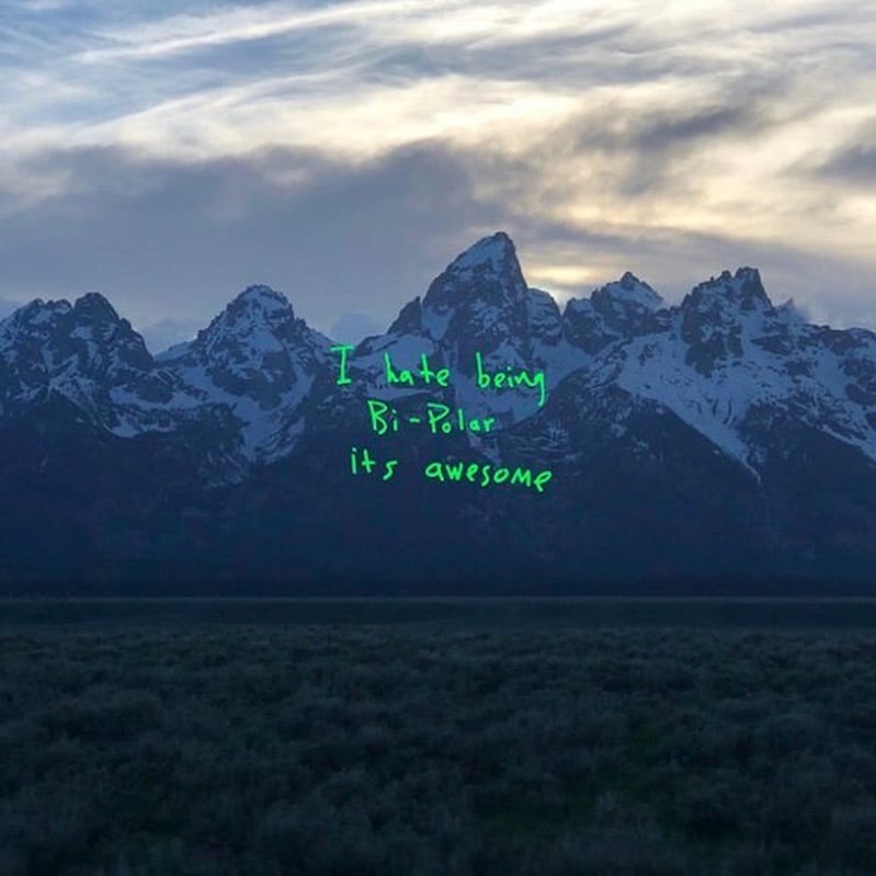 The cover of Kanye West's Ye album.