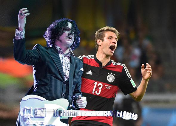 Jack White and Thomas Müller