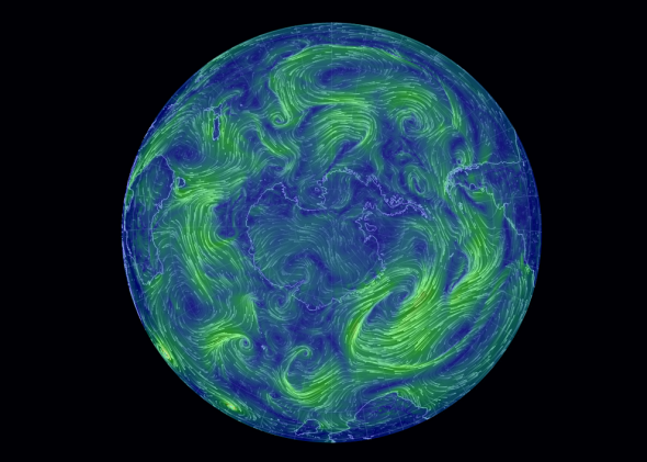 Global Wind Map 3