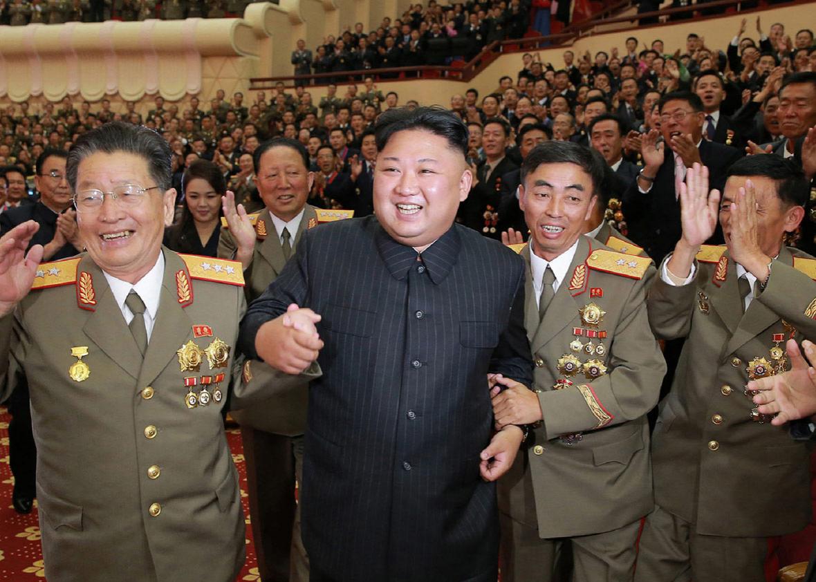 This undated picture released by North Korea's official Korean Central News Agency